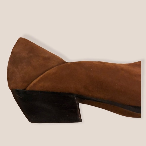 Nicole Vintage Suede Bootie Shoes - Picture 5 of 8